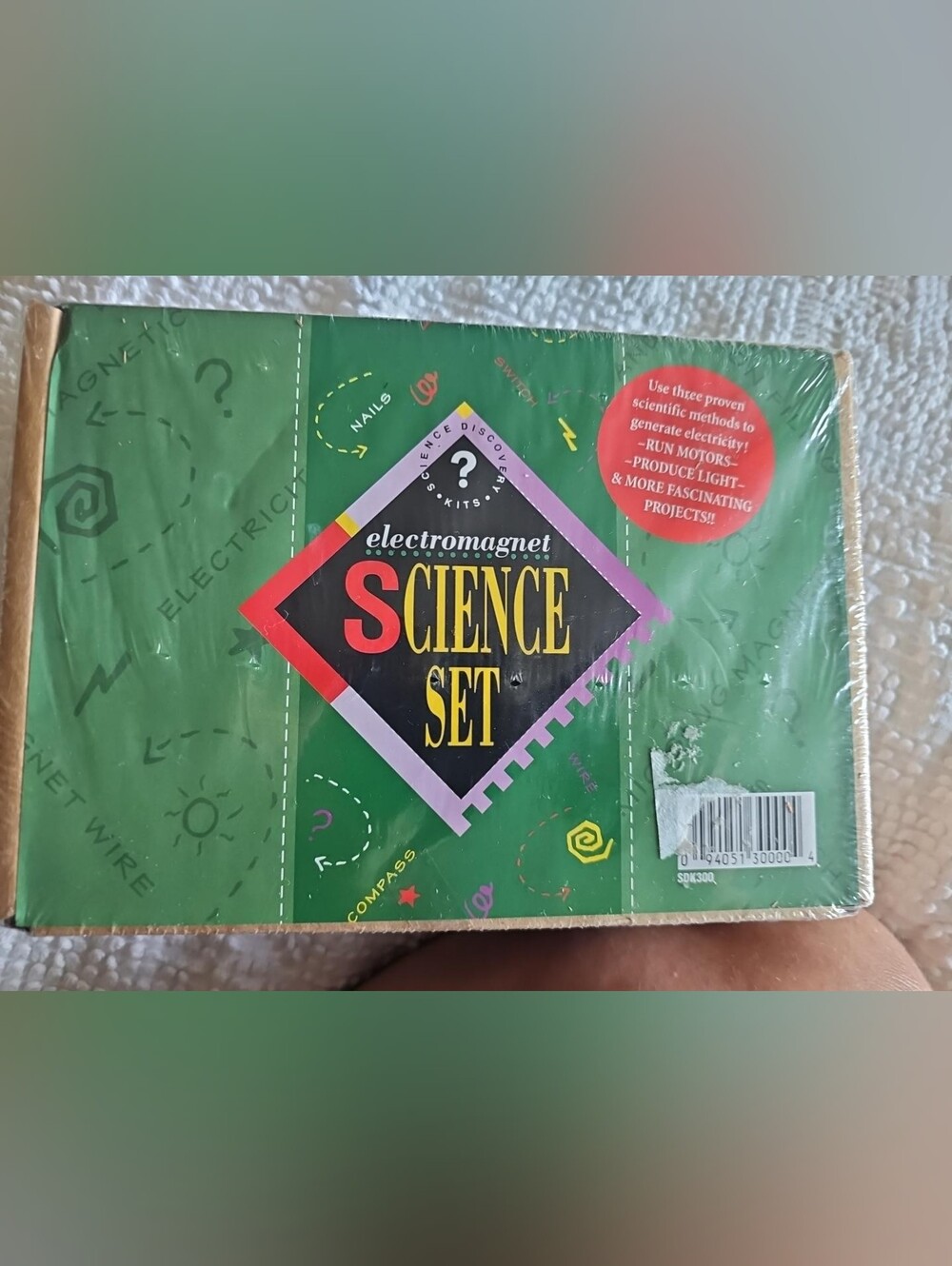 Vintage Electromagnet Science Set Educational Experiment Kit Sealed